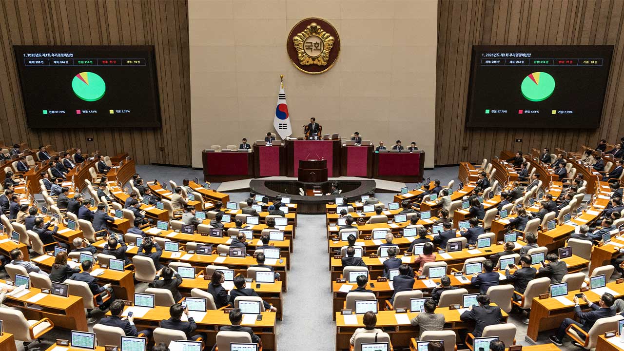 [속보] 26.2조 원 '전쟁 추경' 국회 통과‥소득·거주지 따라 '최대 60만 원' 지원