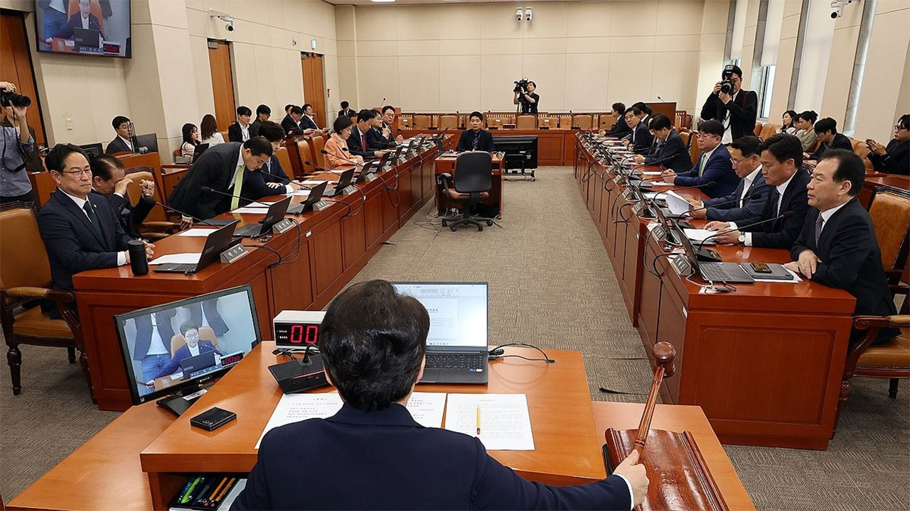 재경위 회의 관련 보도 화면