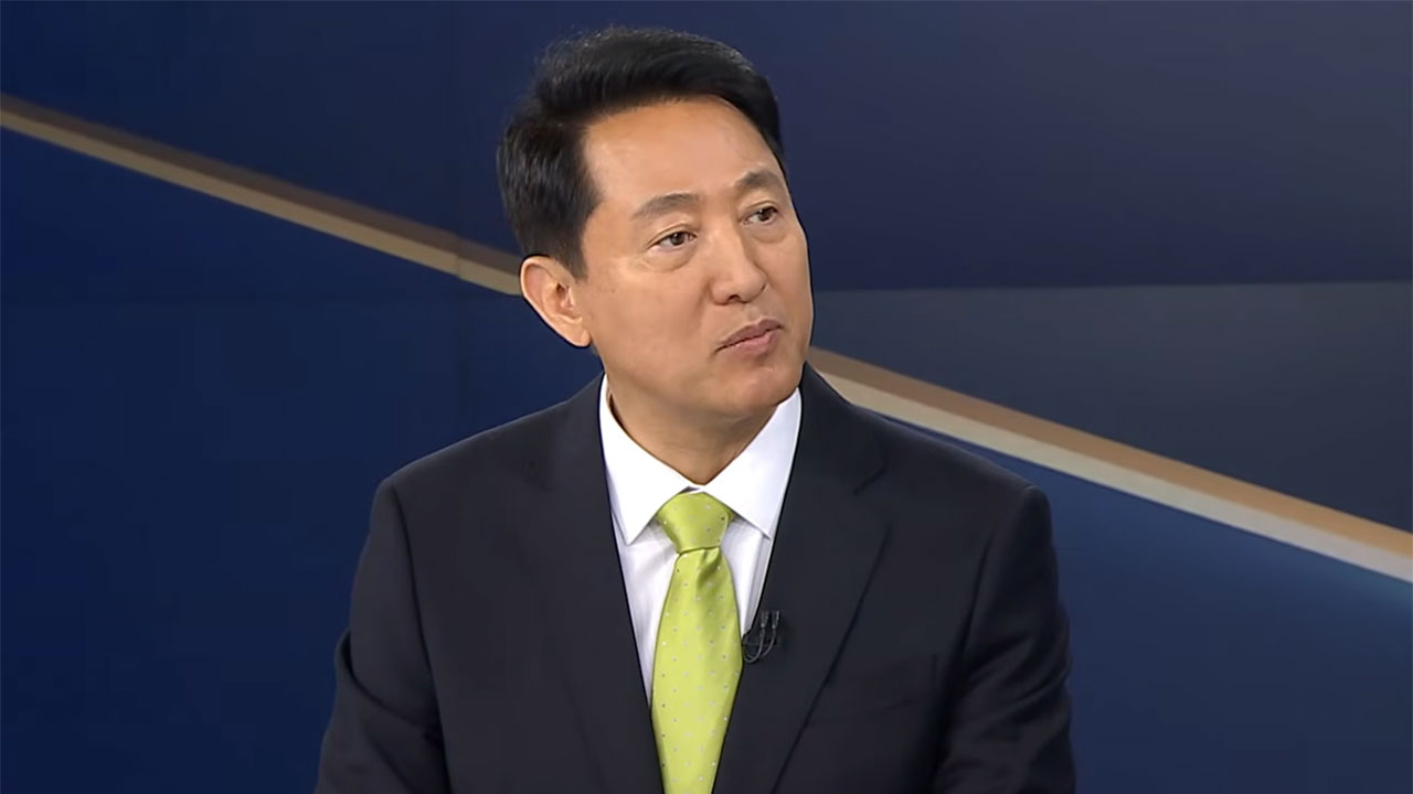 오세훈, 미국 출장 중인 장동혁에 "후보의짐‥선거 역할 많지 않을 것"