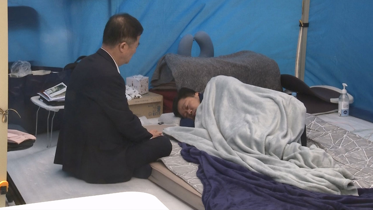 강득구·이언주, 안호영 단식장 찾아 정청래 비판‥"자괴감 들어"