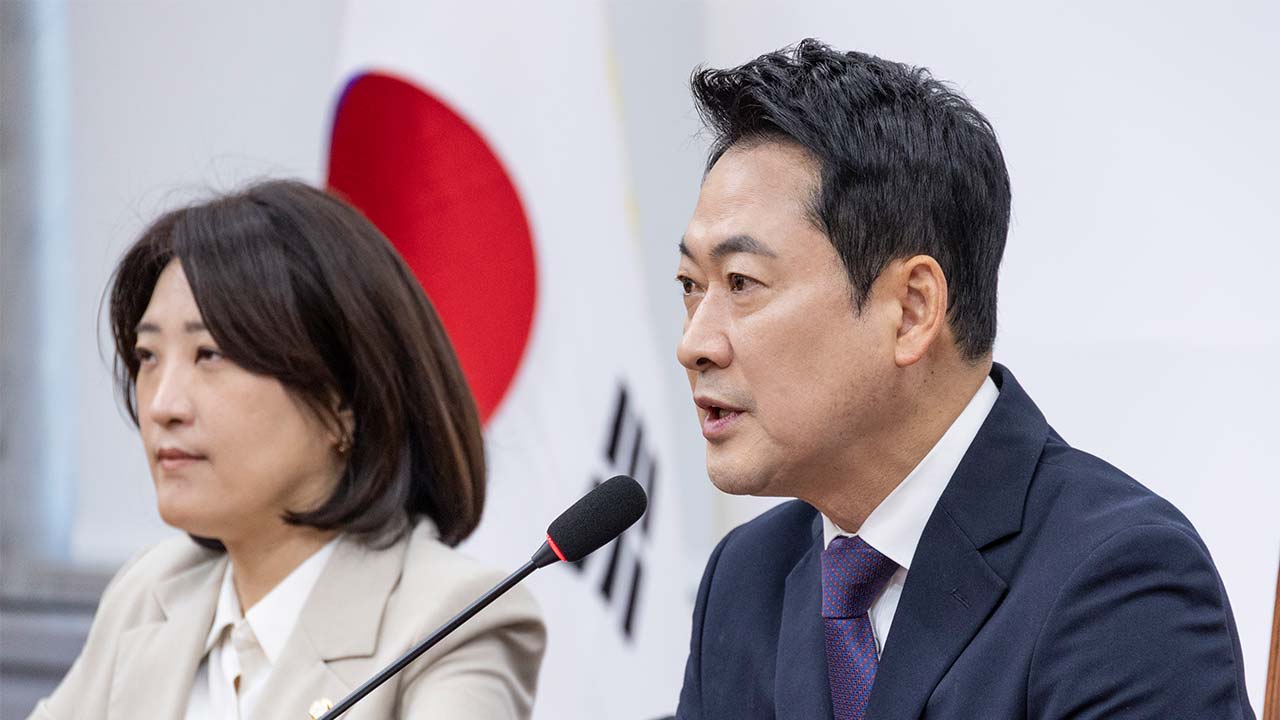 장동혁, 한동훈과 단일화 재차 일축‥"원칙 가지고 제명한 사람"