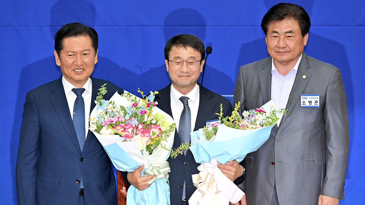 '연임 성공' 한병도 "입법으로 대통령 지원‥지선 압승해 국정동력 확보"