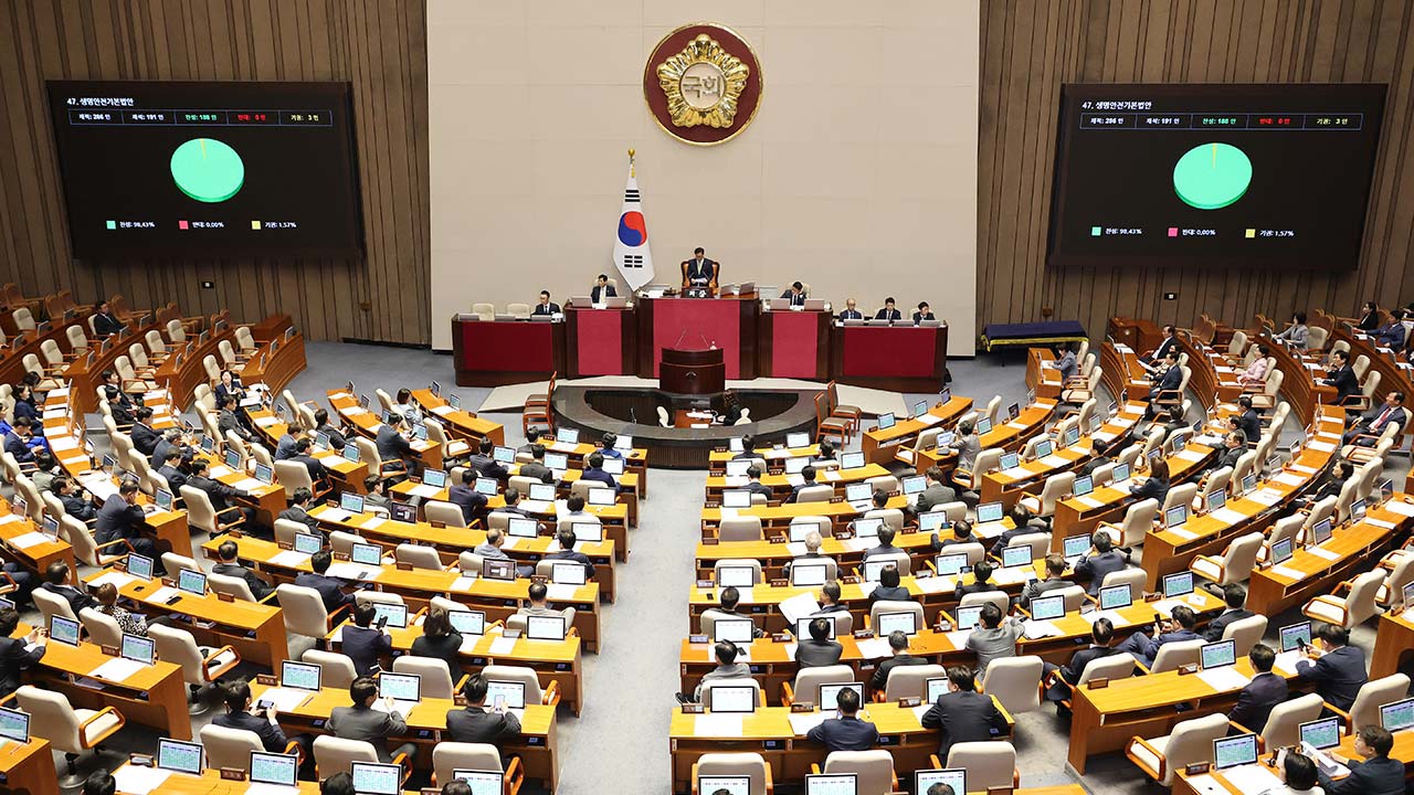 생명안전기본법 국회 본회의 통과‥세월호 참사 12년 만