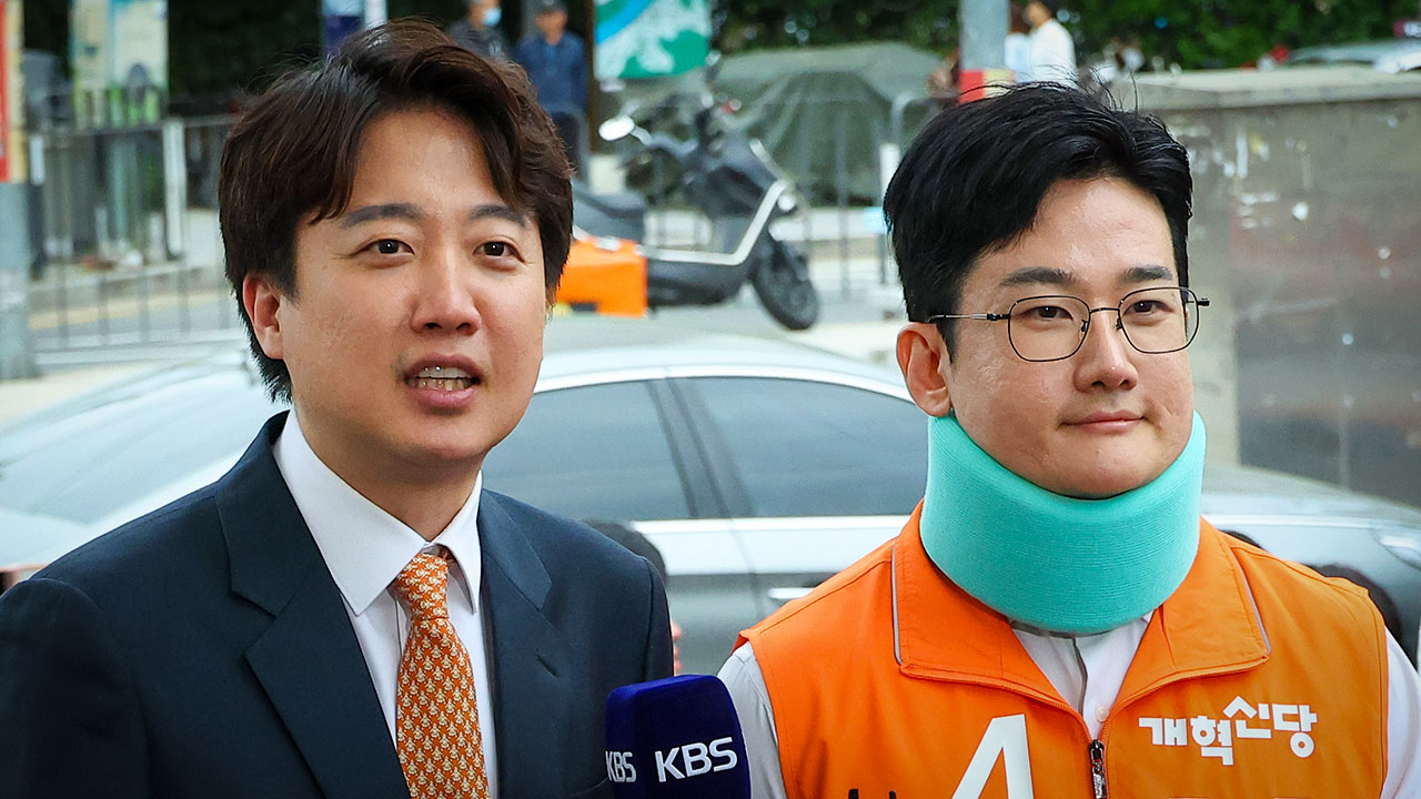 개혁신당 정이한 부산시장 후보 단식 돌입‥이준석 "불공정"
