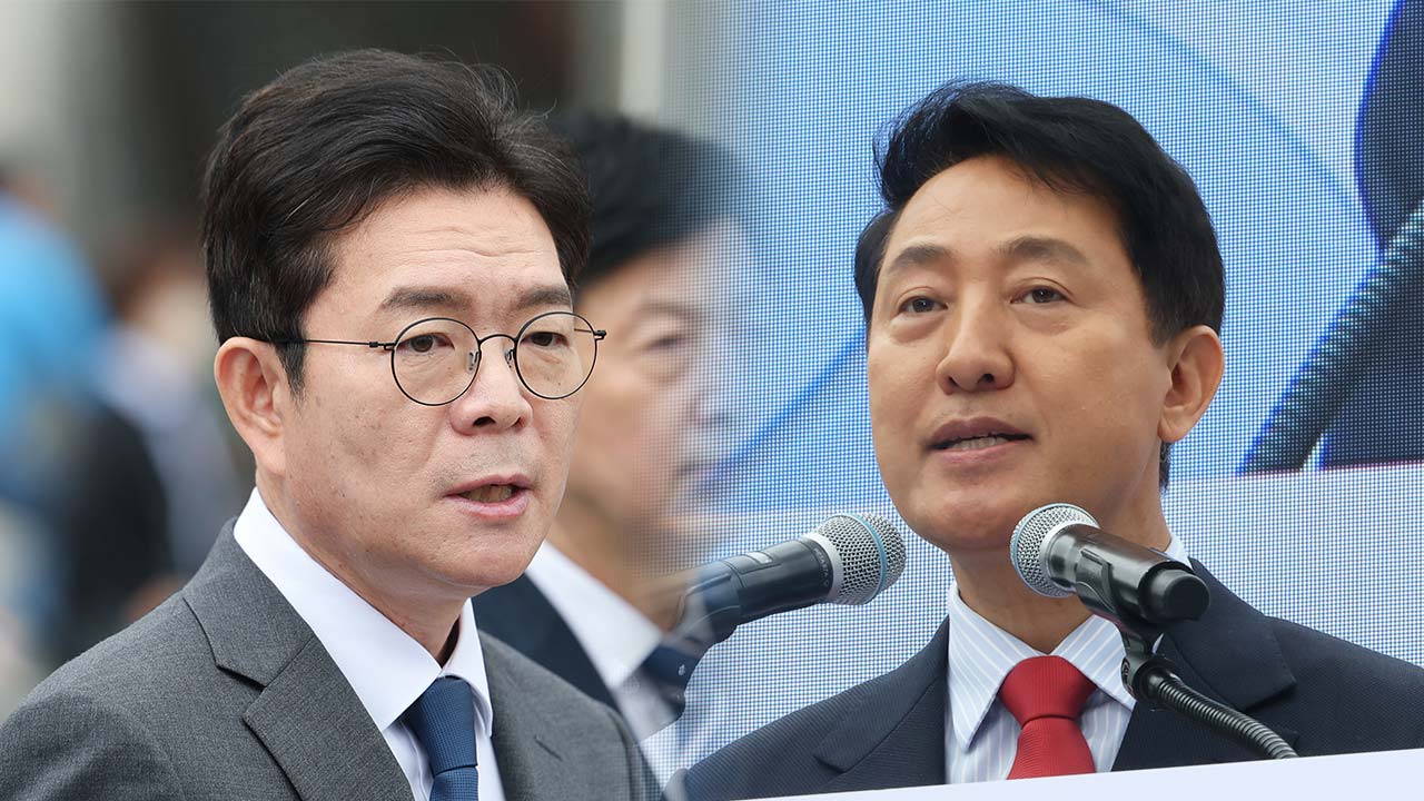 정원오 "감사의 정원, 선거 전 졸속"‥오세훈 "저급한 프레임"