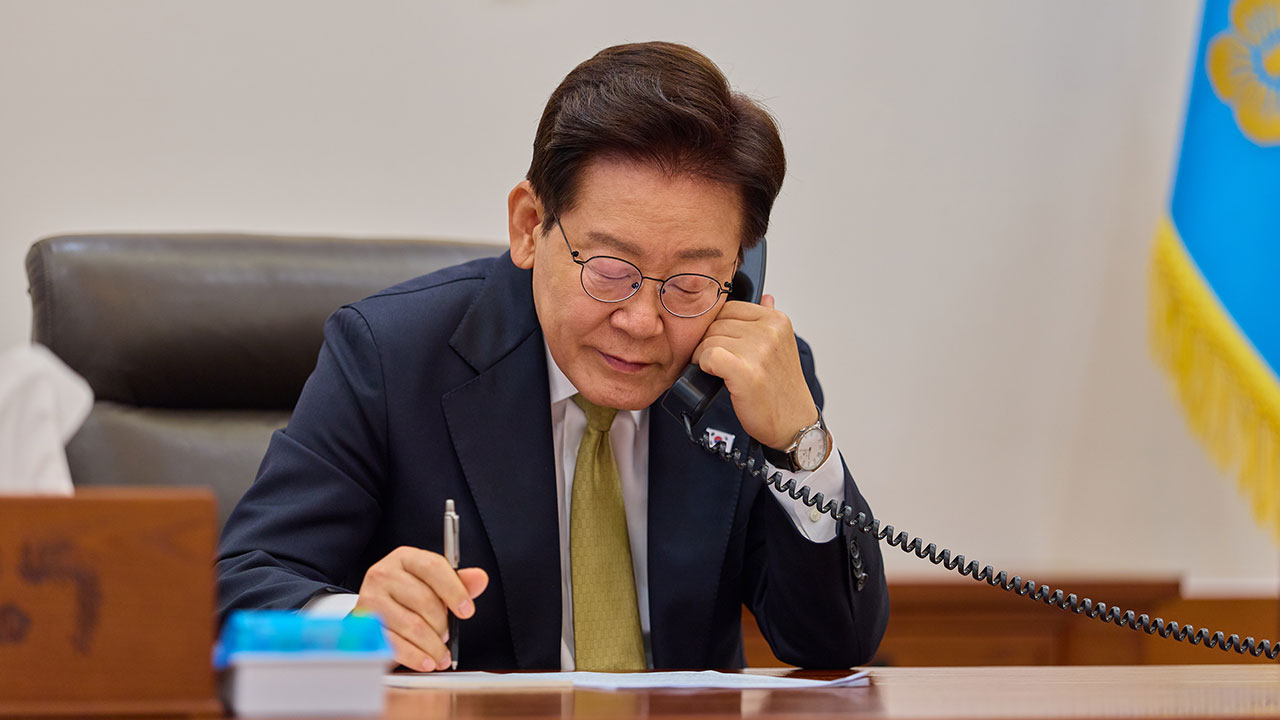 이재명 대통령, 멕시코 정상과 통화‥"BTS 공연 인상적‥문화교류 확대"