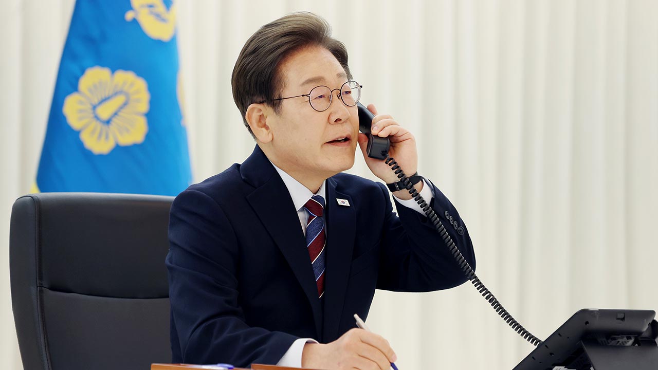 이 대통령, 트럼프 대통령과 통화..미중회담 결과 논의