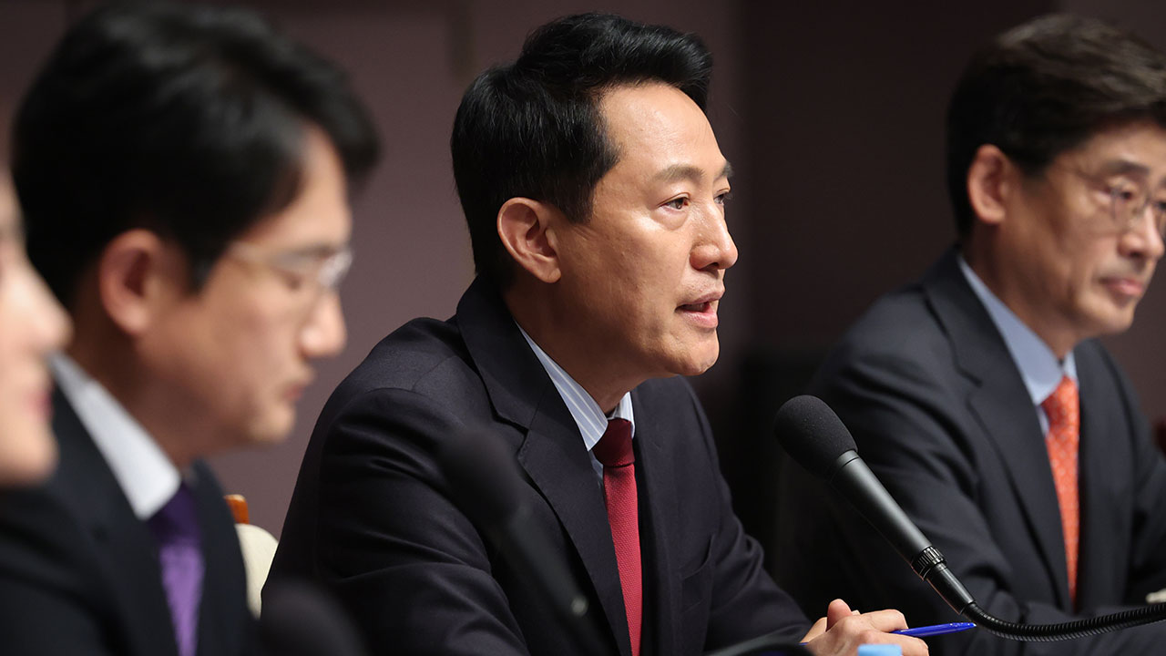 오세훈 "대선 아닌 5선 시장이 목표‥李 정권 부동산 지옥 해결해야"