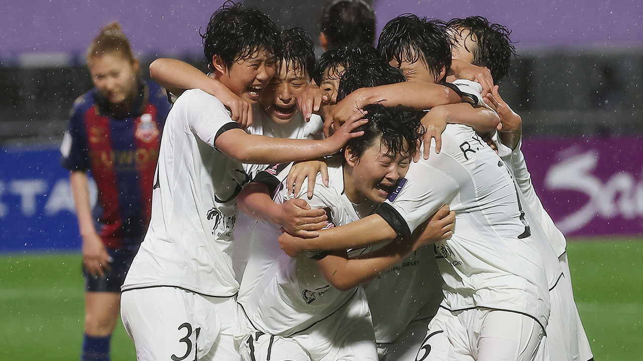 북한, 여자축구단 승리 일제히 보도‥"한국 수원팀 이기고 결승"