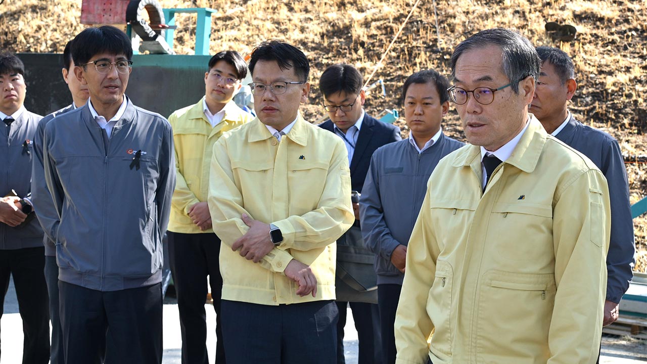 방사청장, 한화에어로 사고현장 방문‥"책임 통감·대책 강구"