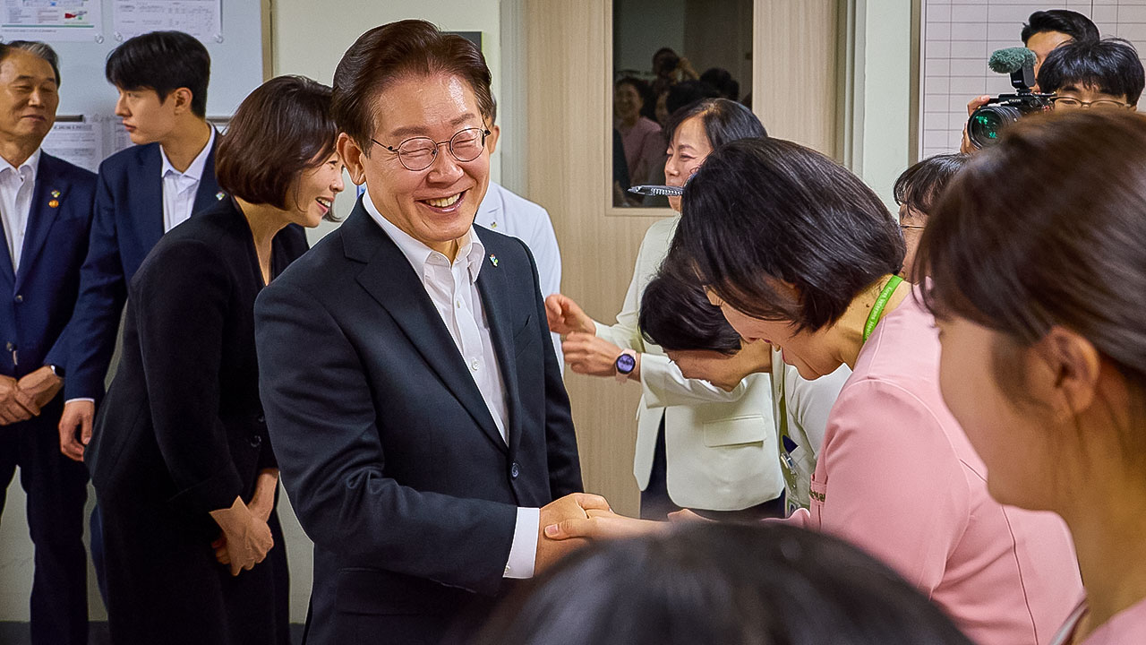 이 대통령, '입원 치료' 국가유공자 위문‥"국가유공자 예우, 국가의 기본 책무"