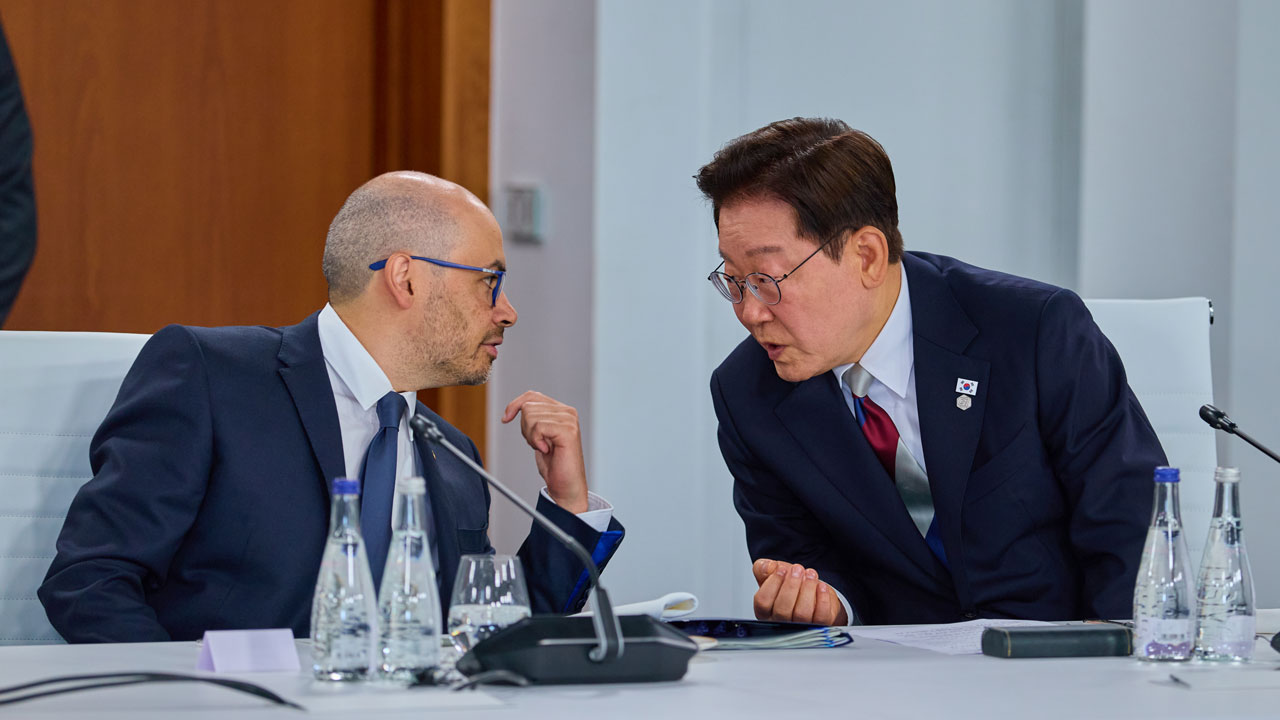 이 대통령, G7 업무오찬‥AI 시대 '공유·안전' 과제 제시