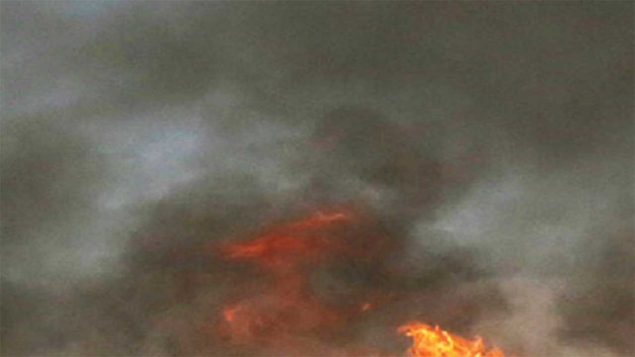 경기 고양시 창고용 비닐하우스에서 불‥인명피해 없어