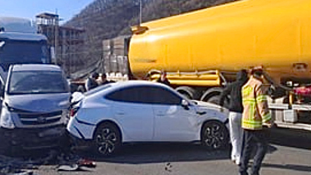 경기 용인 국도서 7중 추돌‥1명 숨지고 3명 다쳐