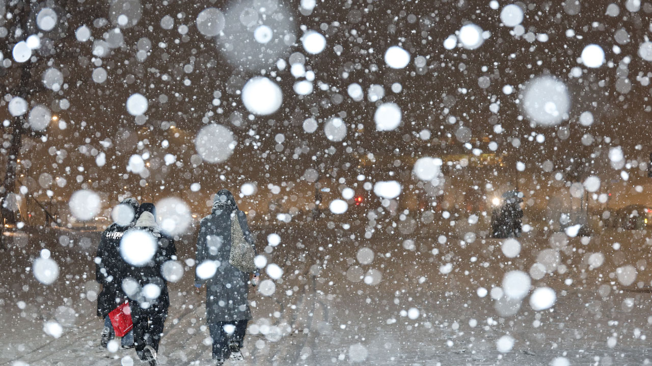 [날씨] 전국 곳곳에 눈‥내일까지 최고 8cm