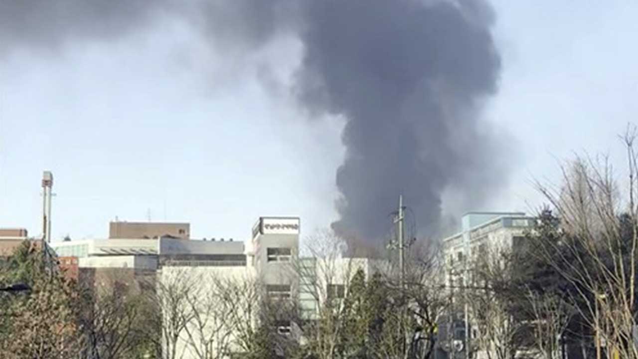 경기 성남시 중원구 다세대주택 옥상 화재‥주민 4명 대피