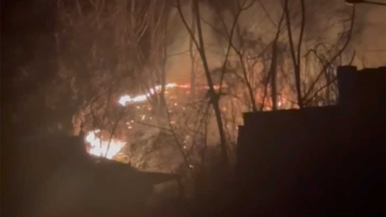 경기 가평 산불 진화 완료‥발생 30분만