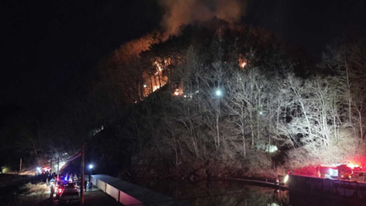 강원 춘천 드름산 모란봉 인근 화재