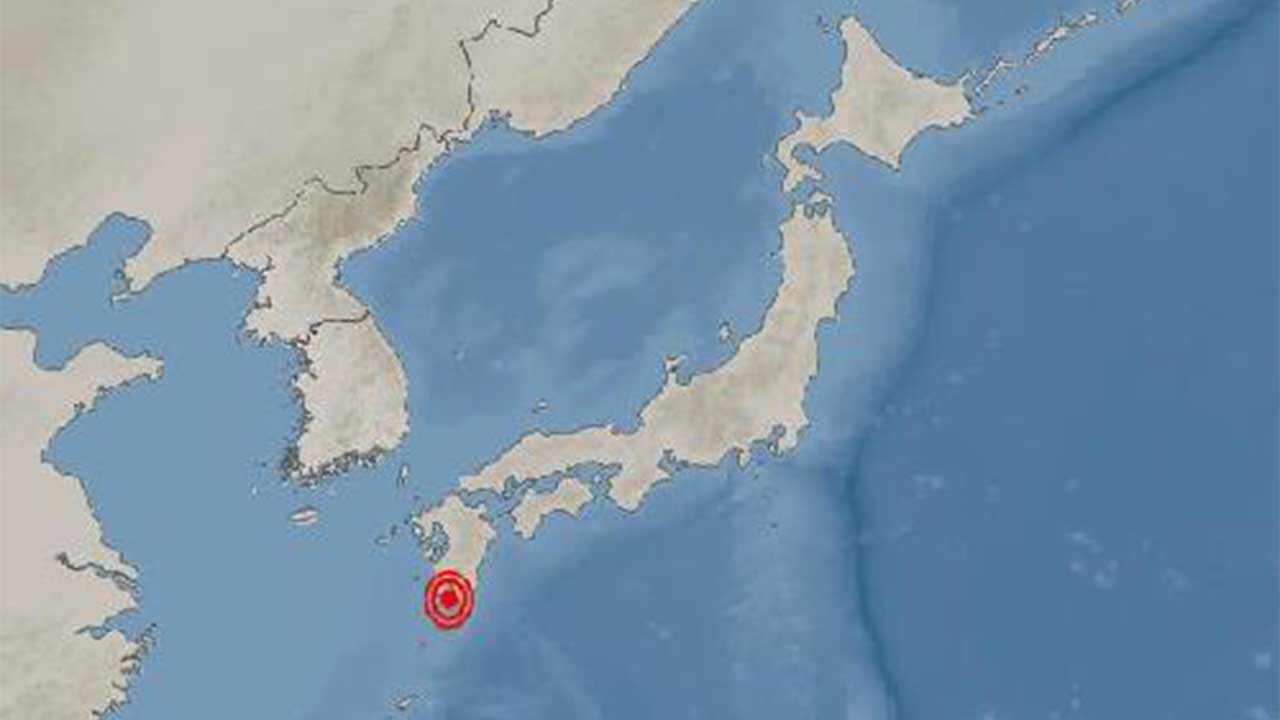 일본 큐슈 남부에서 규모 5.4 지진‥남부지방 일부에서 진동 감지