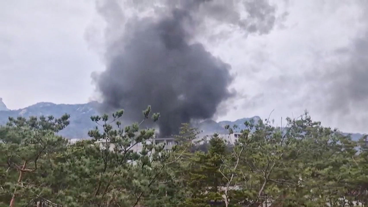 서울 우이동 리조트 화재‥투숙객 일부 대피