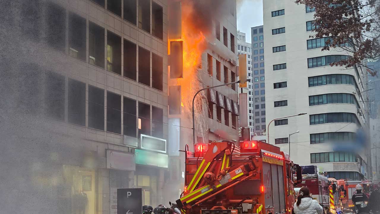 서울 중구 소공동 캡슐호텔 화재로 1억여 원 재산 피해