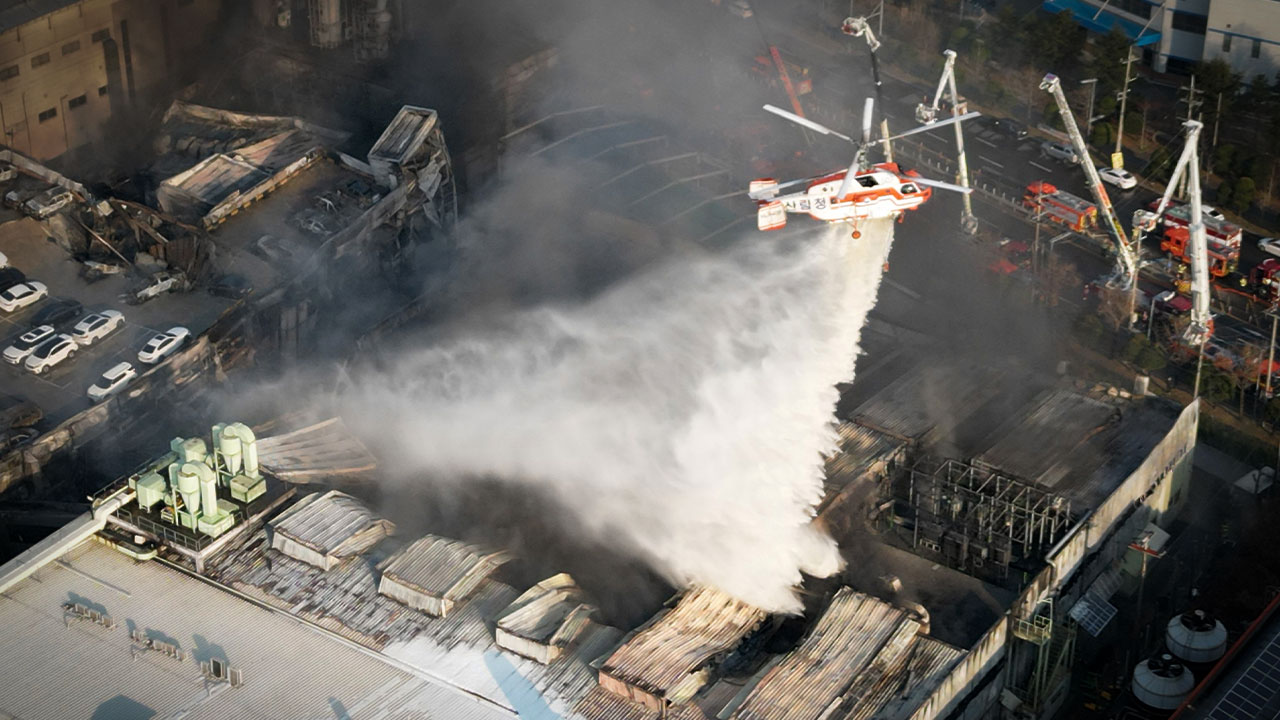 대전 공장, 스프링클러 의무 없어‥"물 닿으면 폭발하는 나트륨 적치"
