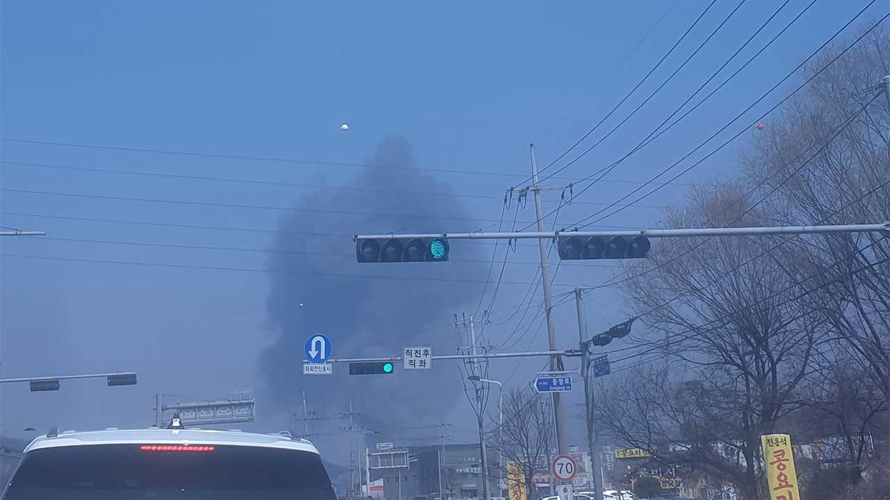 포천 돼지농장 불‥6백여 마리 폐사