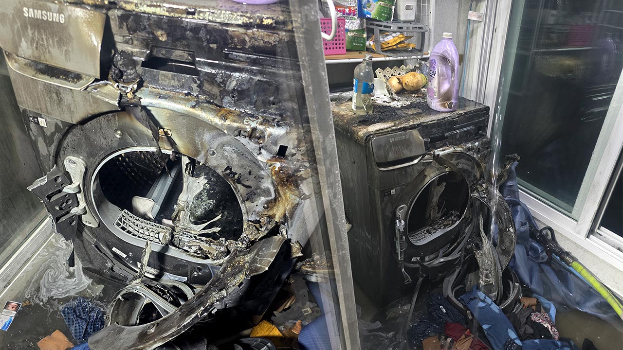 부천 오정구 아파트 빨래 건조기에서 화재‥주민 43명 대피