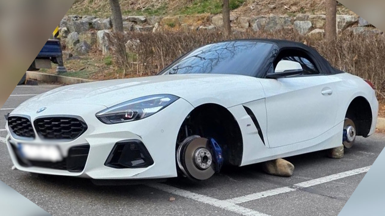 "차량 바퀴가 없어졌다" 인천서 잇단 신고에 경찰 수사