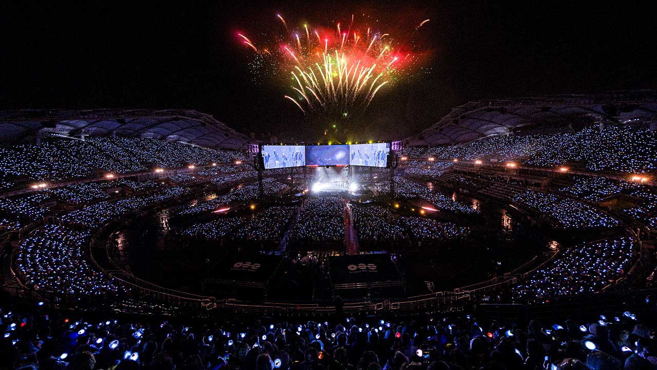 경회루 본뜬 무대 위 펼쳐진 수묵화‥BTS 월드 투어 〈아리랑〉