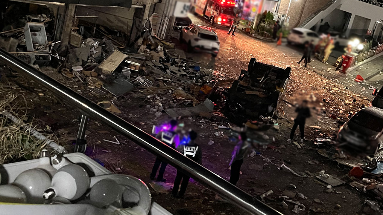 충북 청주 상가건물서 가스 폭발‥8명 경상