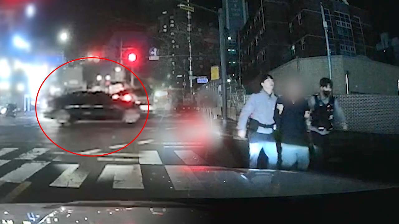 사거리서 '만취 역주행'하고 경찰관 폭행한 60대 검찰 송치