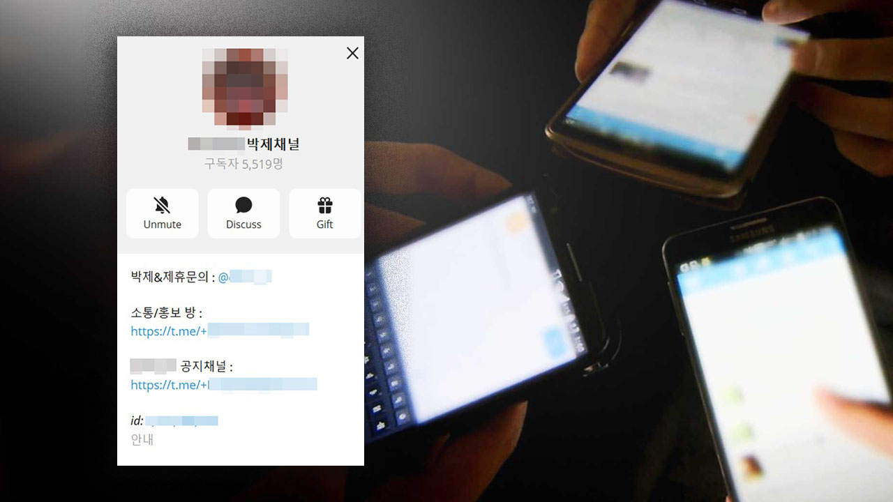 참가자 1만 명 '텔레그램 박제방' 운영 10대 3명 적발
