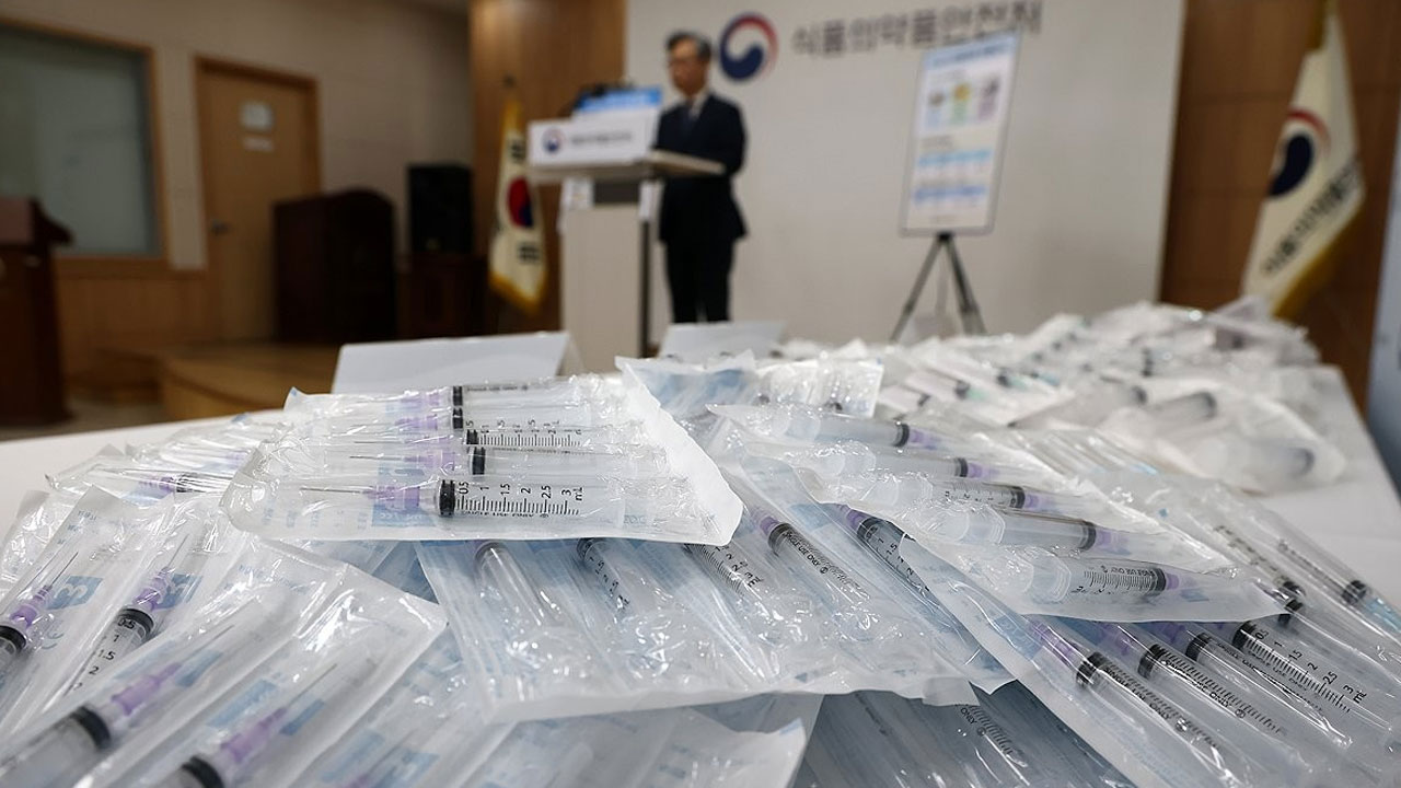 식약처 "어제 주사기 485만 개 생산‥작년보다 32% 늘어"