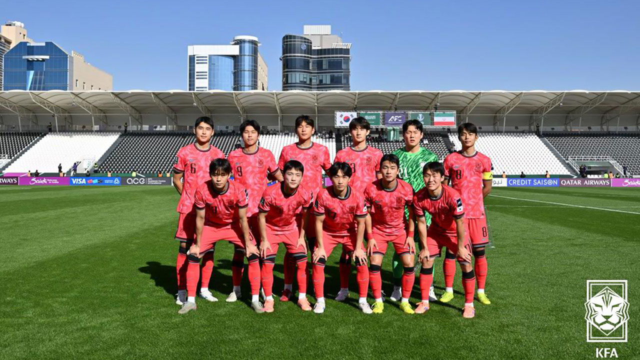 U-23 축구대표팀, 아시안컵 1차전서 이란과 0-0 무승부