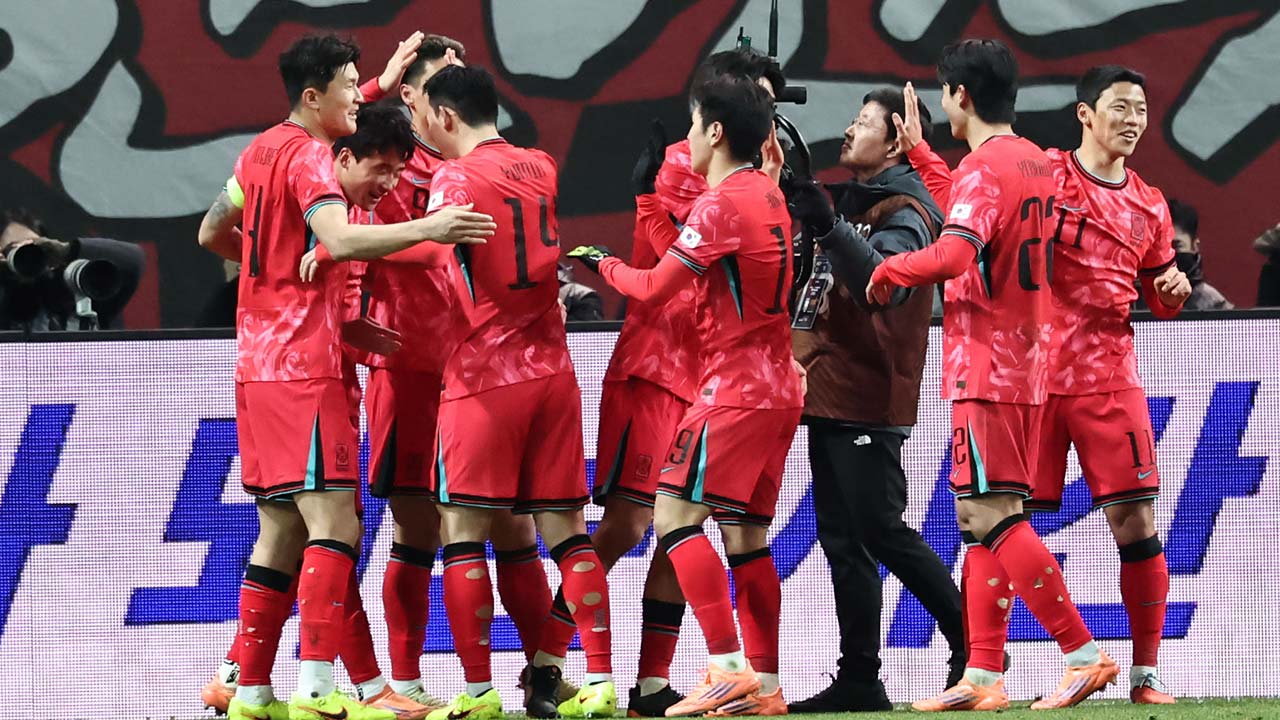 한국 축구, 새해 첫 FIFA 랭킹 22위 유지‥아시아 3위