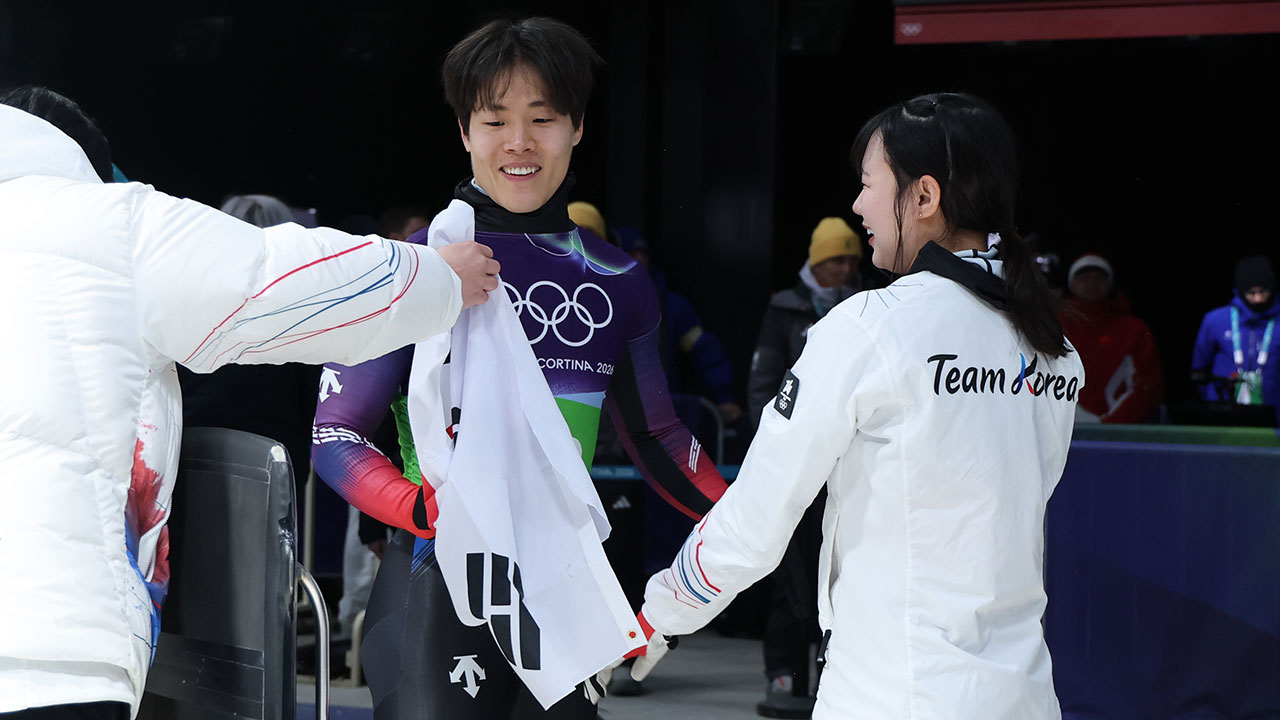 [동계올림픽] 스켈레톤 정승기·홍수정, 혼성 단체전 11위