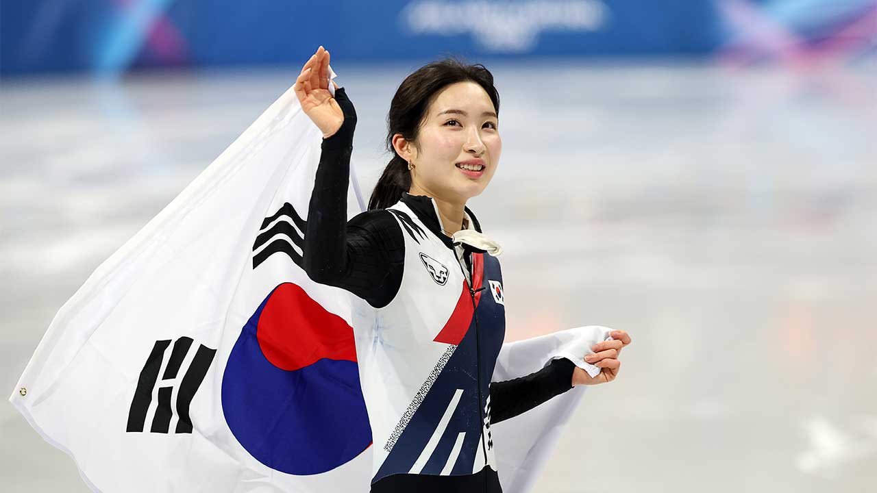 [동계올림픽] 쇼트트랙 김길리, 여자 1,000ｍ 동메달 획득