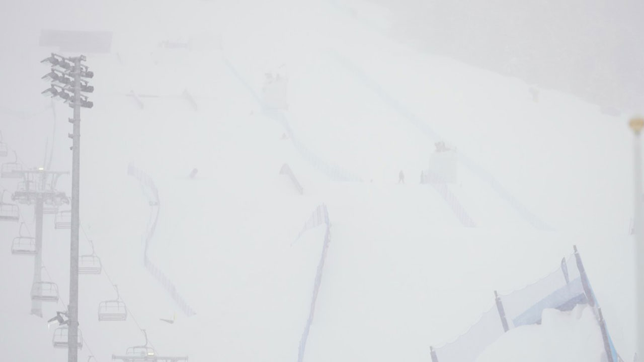 [동계올림픽] '유승은 출전' 스노보드 슬로프스타일 결선, 폭설로 연기