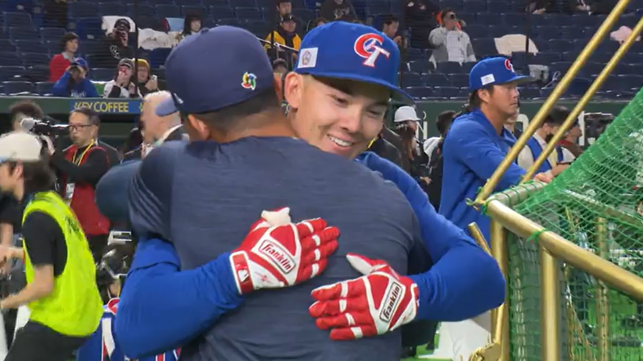 [WBC] '대만 해외파 만난' 저마이 존스 "일본 투수에 대해 조언"