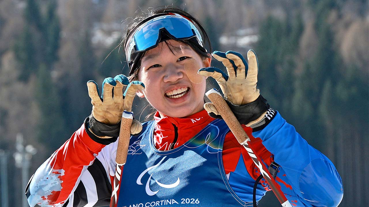 김윤지, 동계 패럴림픽 한국 여자 사상 첫 금메달