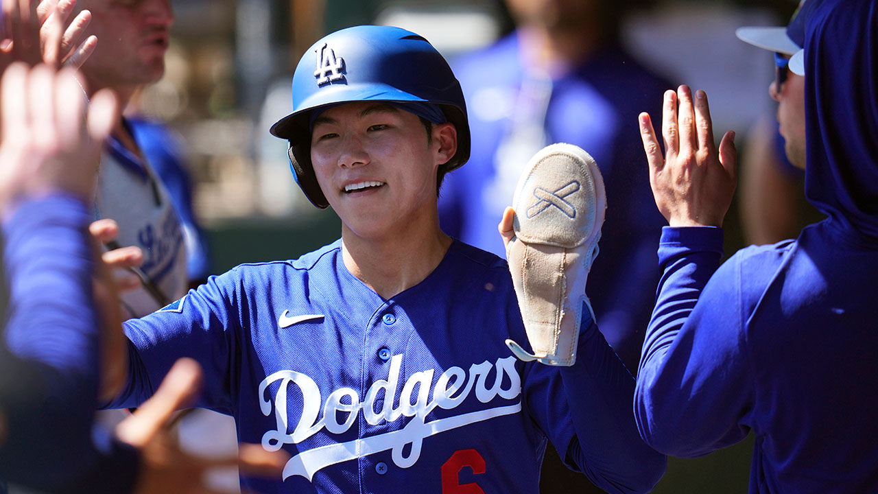 LA 다저스 김혜성, 시범경기 7경기 연속 안타‥타율 0.429