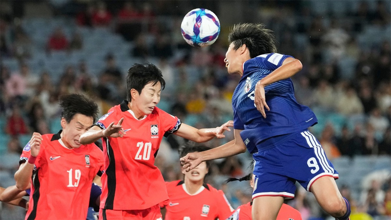 여자축구 대표팀, 일본에 1-4로 패하며 아시안컵 결승행 불발