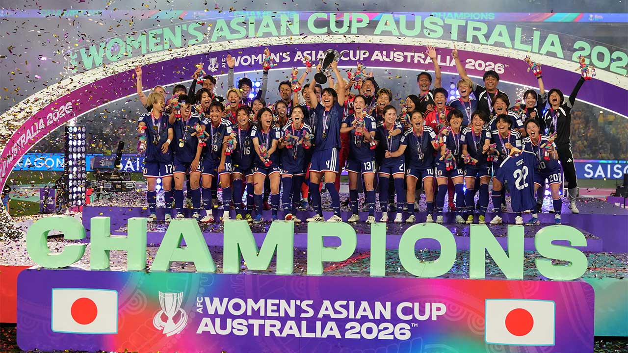 일본 여자축구, 통산 3번째 아시안컵 우승‥호주 1-0 제압