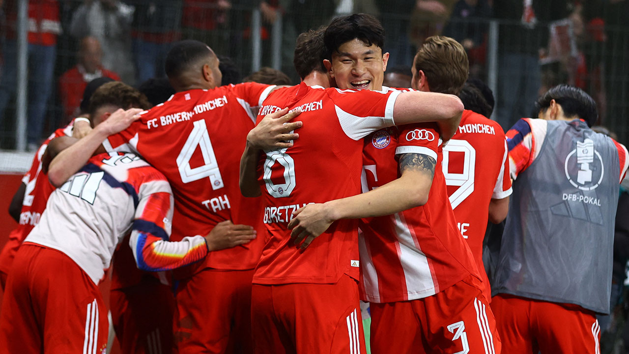 '김민재 교체 출전' 뮌헨, 레버쿠젠 꺾고 포칼 결승행