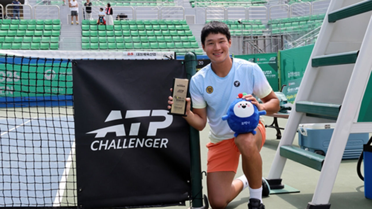 권순우, ATP 광주오픈 챌린저 한국인 첫 단식 우승