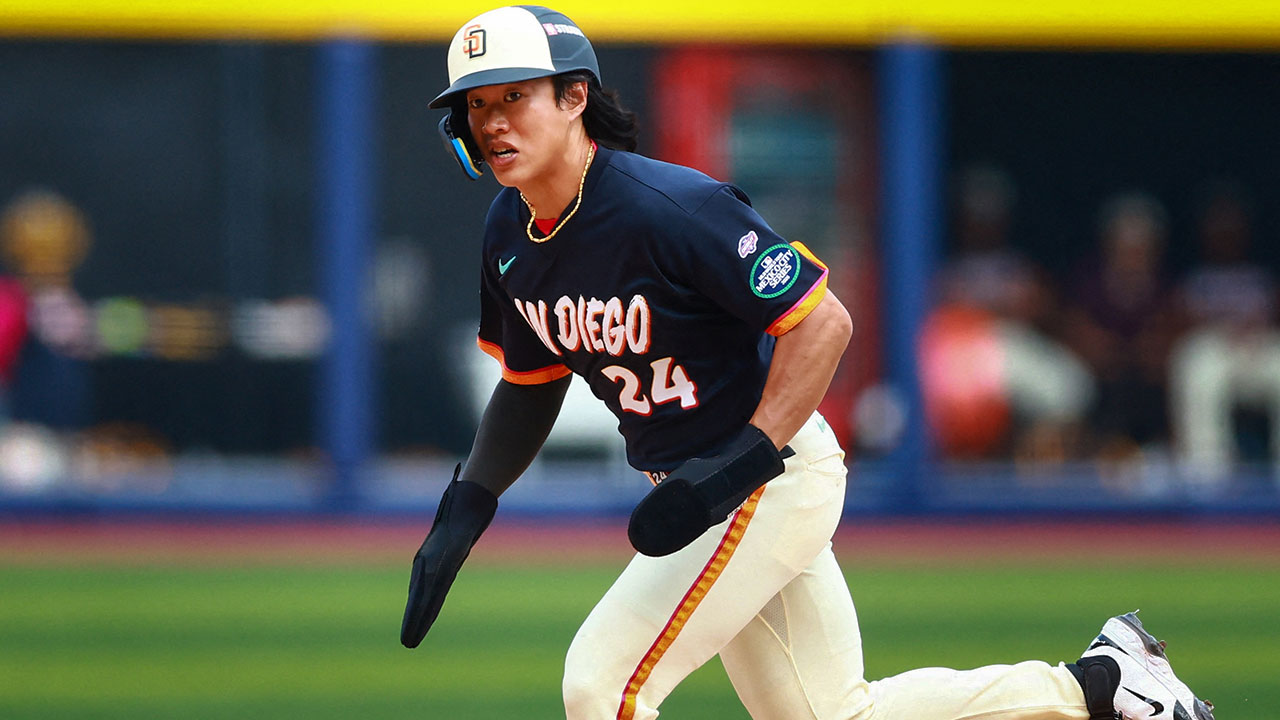 '대주자로 MLB 데뷔' 송성문, 타석 기회 없이 마이너리그행