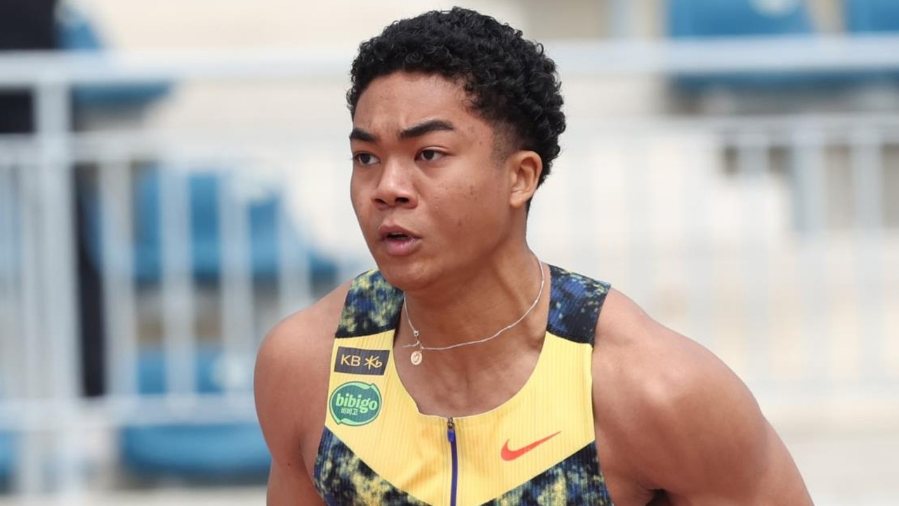 육상 기대주 조엘진, 남자 100ｍ 한국 역대 5위 기록‥'10초19'