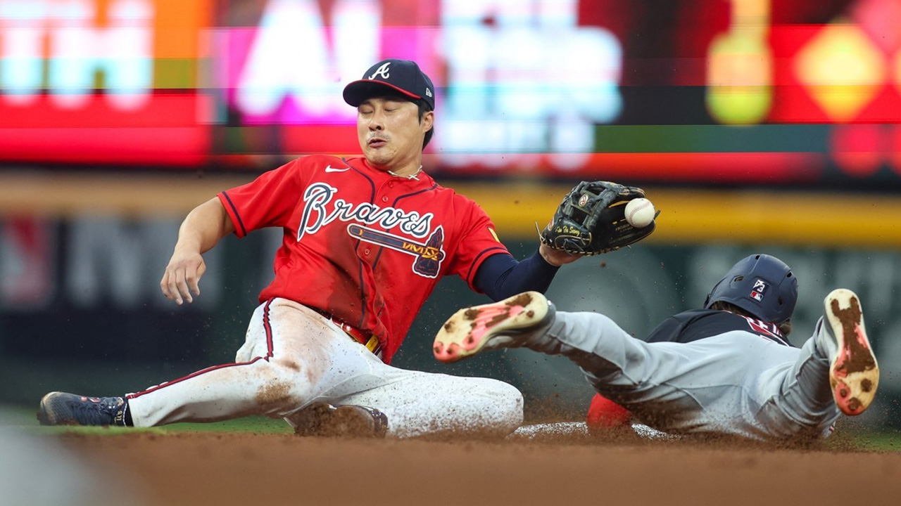 [MLB] 김하성, 스퀴즈 번트로 시즌 두 번째 타점 기록