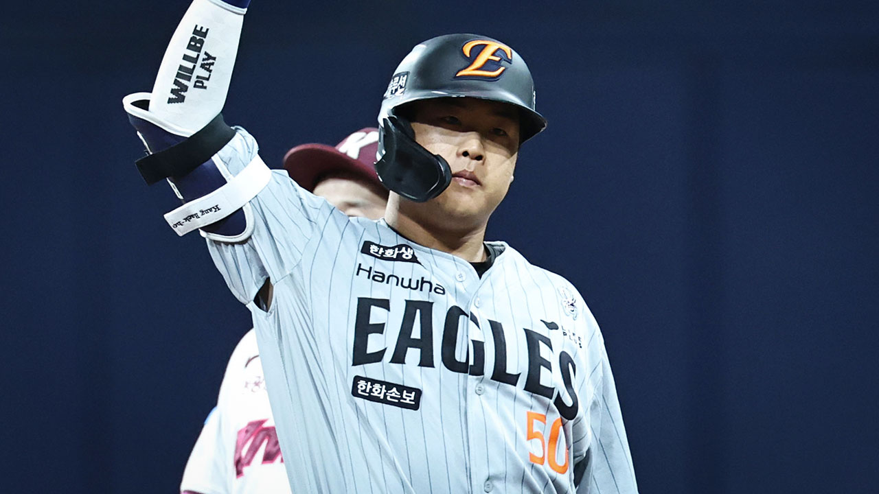 한화 강백호, KBO리그 5월 MVP‥개인 첫 수상